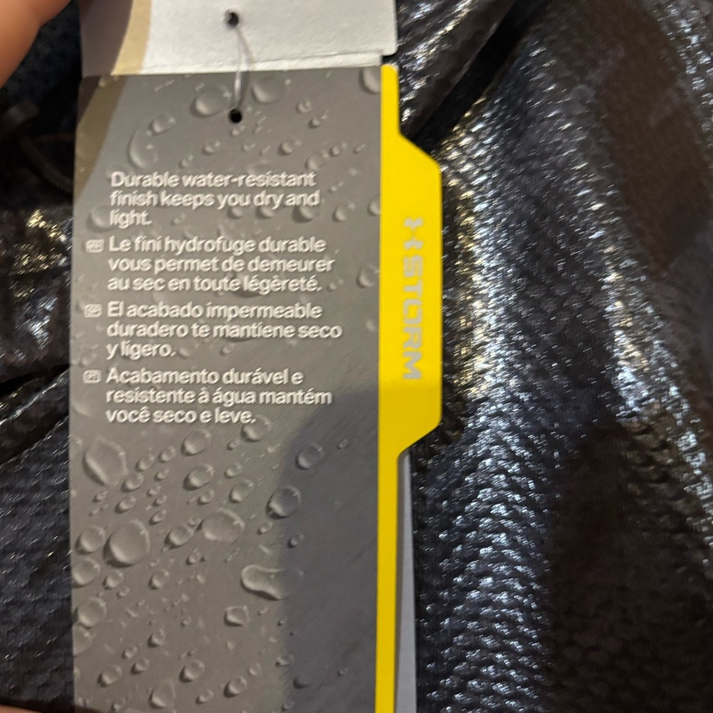 Under Armour Black and Gray Windbreaker - Picture 11 of 12